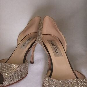 Jimmy Choo Gold Women's Heels
